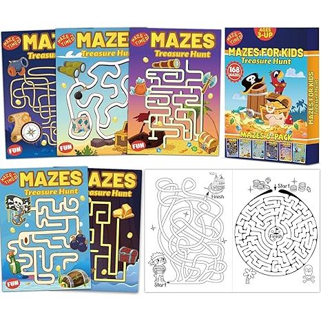 MAZES FOR KIDS: Maze Activity book, Funny Mazes for kids ages