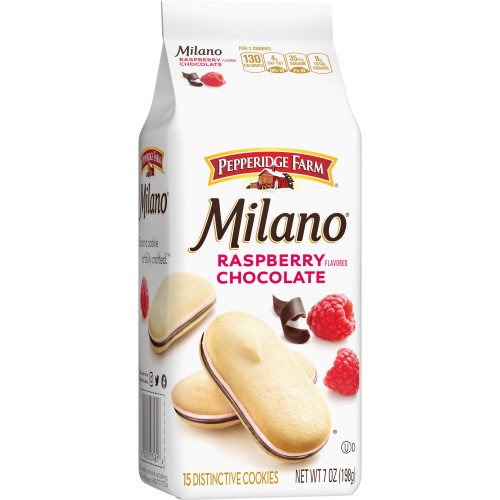 Pepperidge Farm Milano Cookies, Raspberry Chocolate, 7 oz. Bag