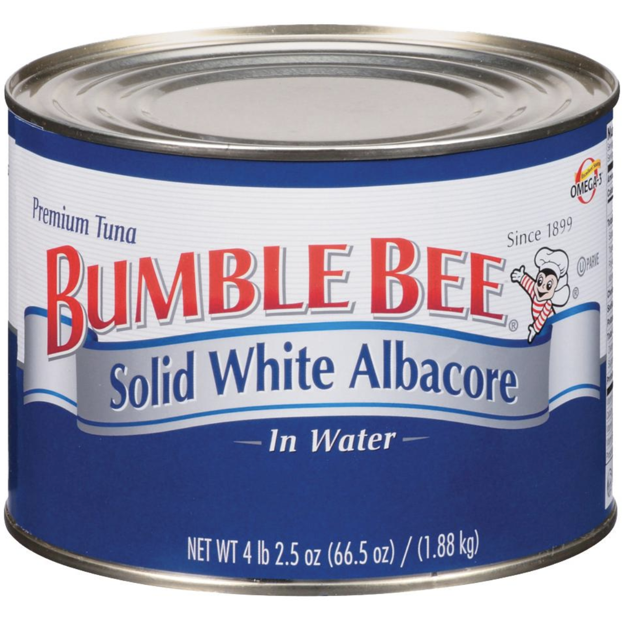 Bumble Bee Solid White Albacore Tuna in Water, 66.5 oz.