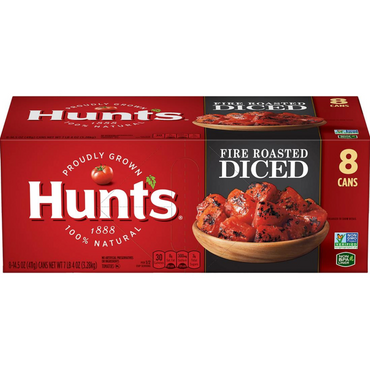 Hunts Fire Roasted Diced Tomatoes, 8 ct./ 14.5 oz.