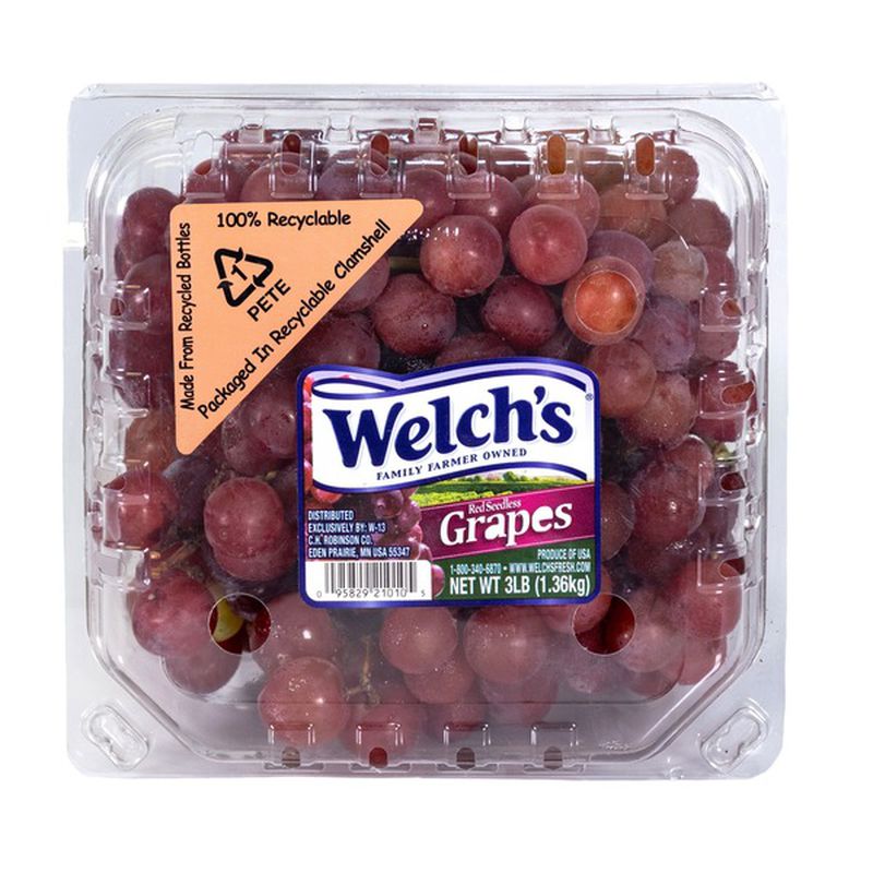 Welch's Green Seedless Grapes, 3 lb