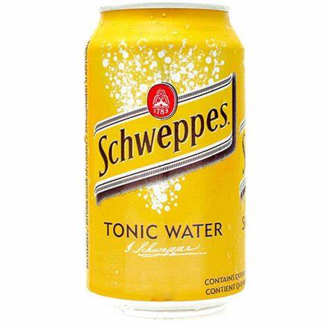 SCHWEPPS TONIC CANS