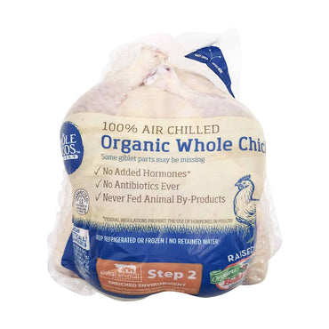 Oasis Fresh Bell and Evans Organic Whole Chicken Per LB