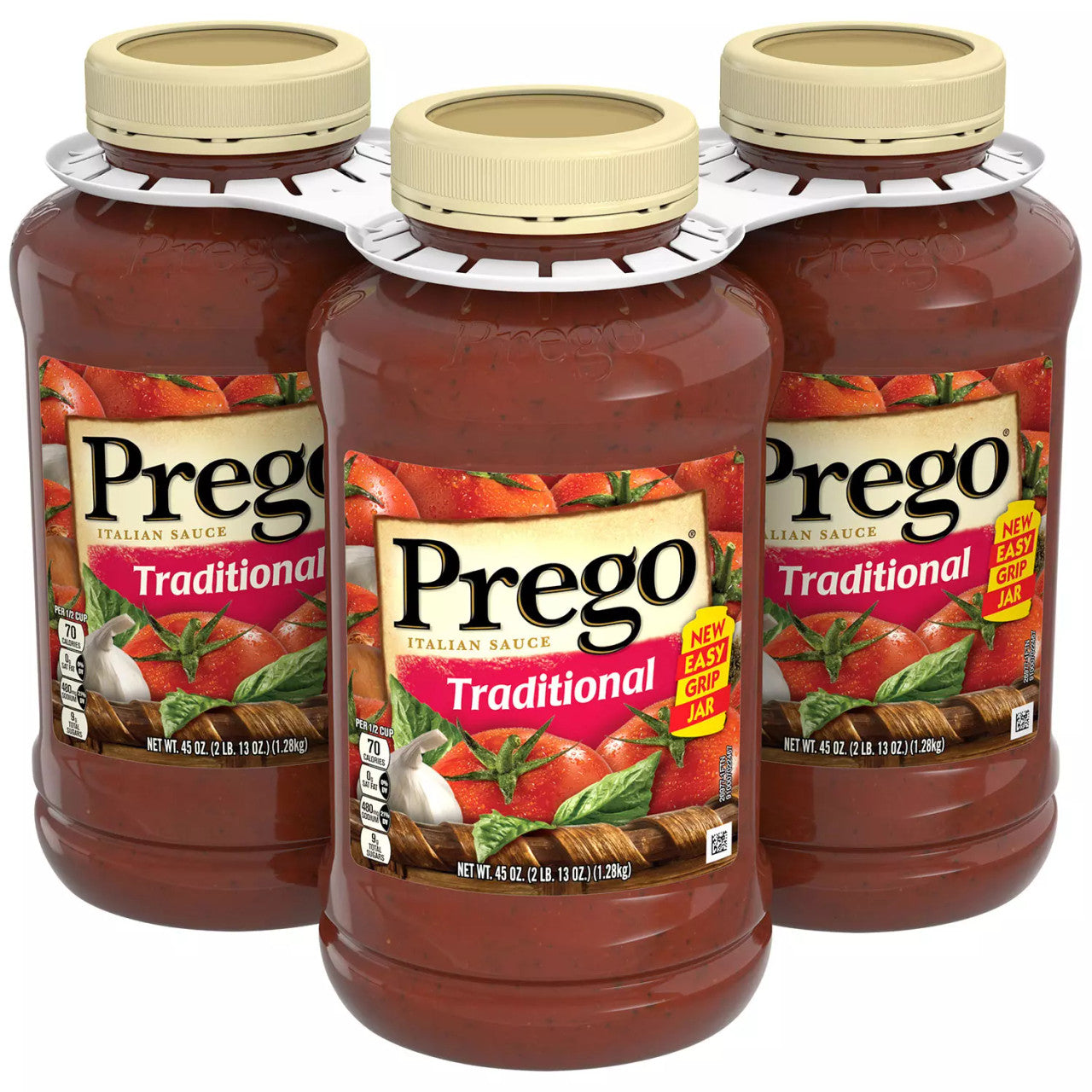 Prego 100% Natural Traditional Pasta Sauce (24 Ounce, Pack Of 12)