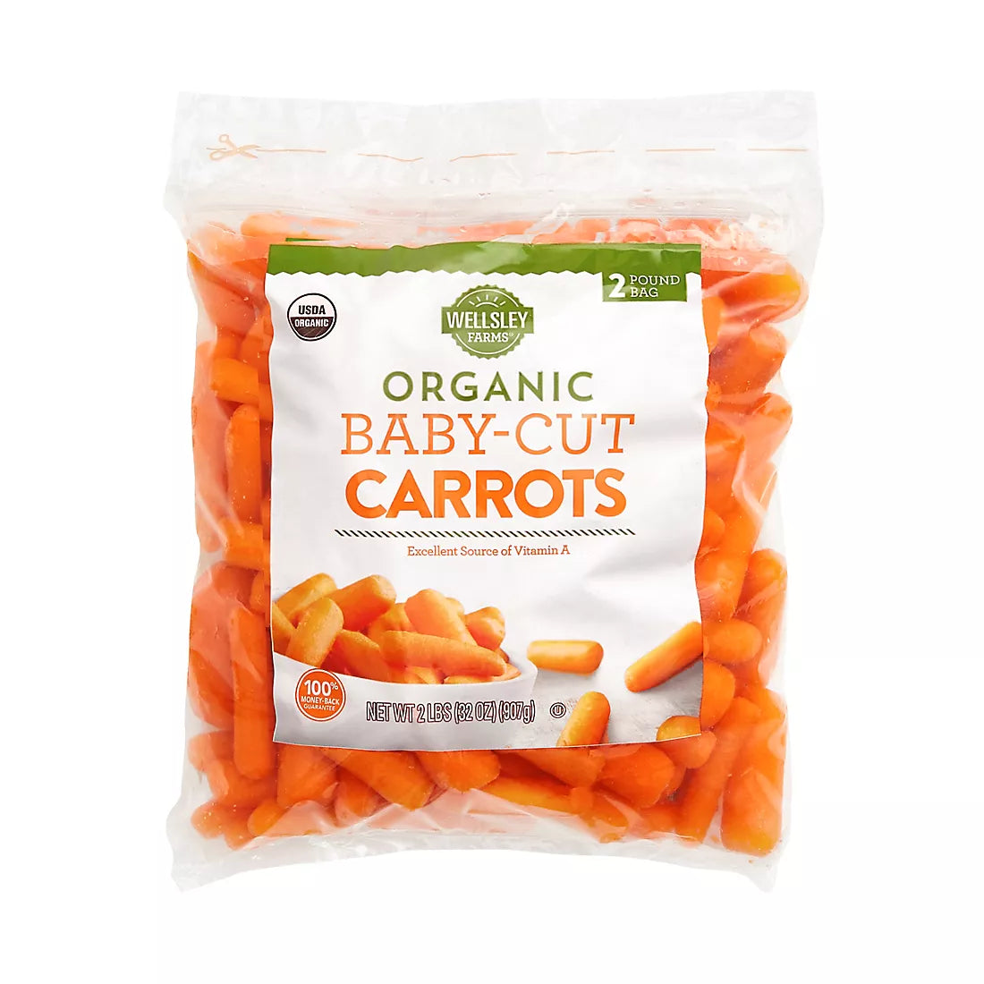 Wellsley Farms Organic Baby Cut Carrots, 2 lbs.