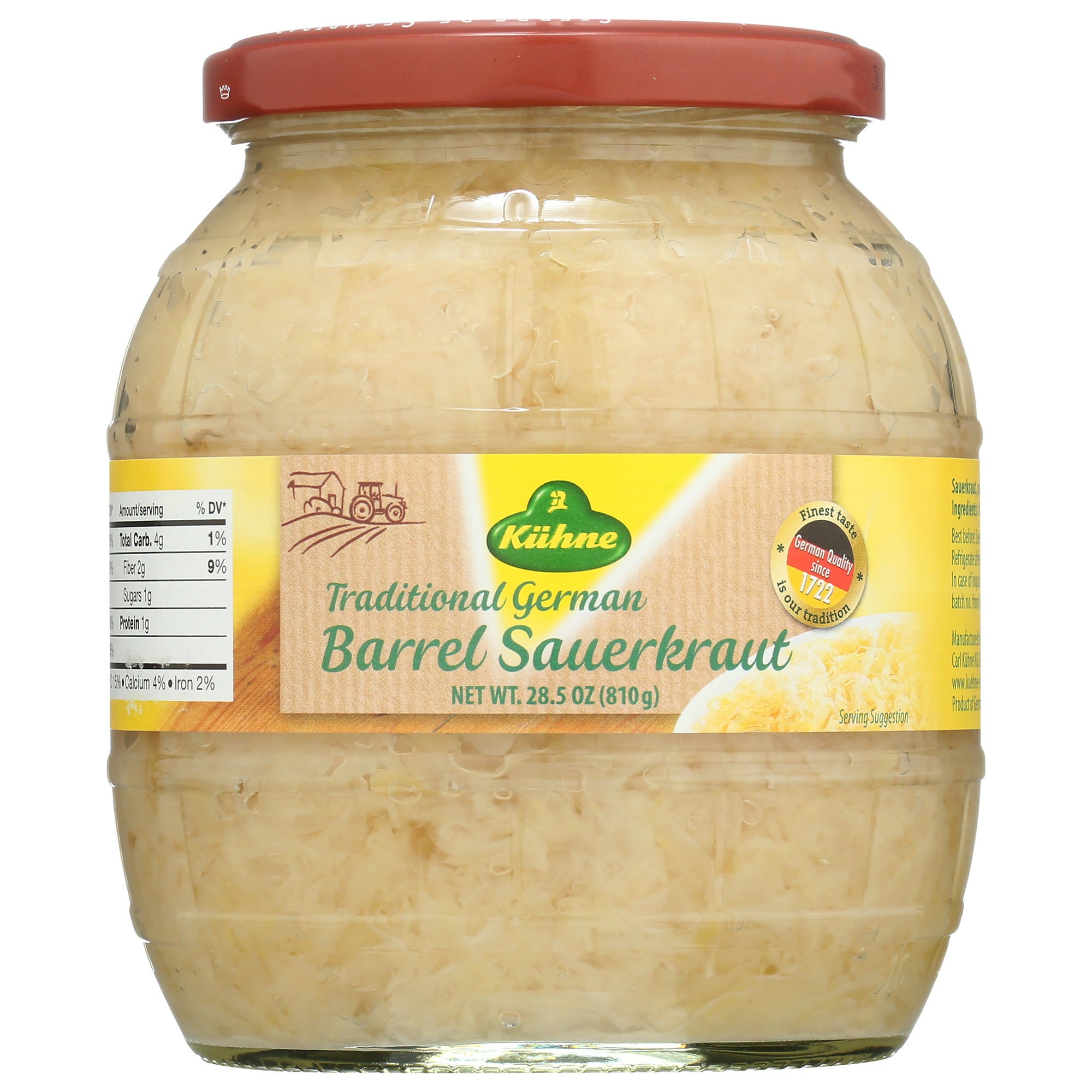 KUHNE SAUERKRAUT BARREL 28.5 OZ