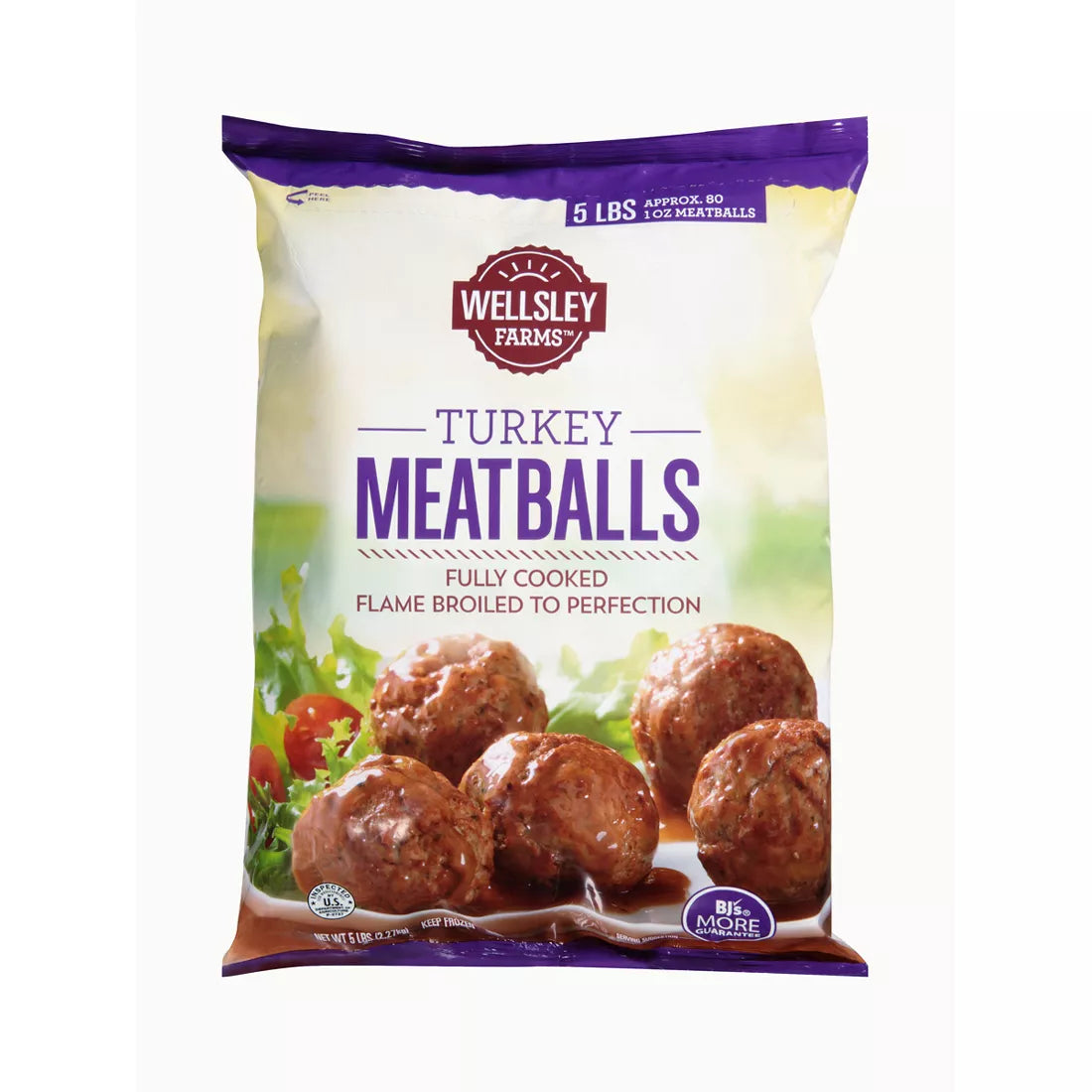 Wellsley Farms Turkey Meatballs, 5 lbs
