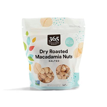 Oasis Fresh 365 by Whole Foods Market, Nuts Macadamia Organic, 8 Ounce
