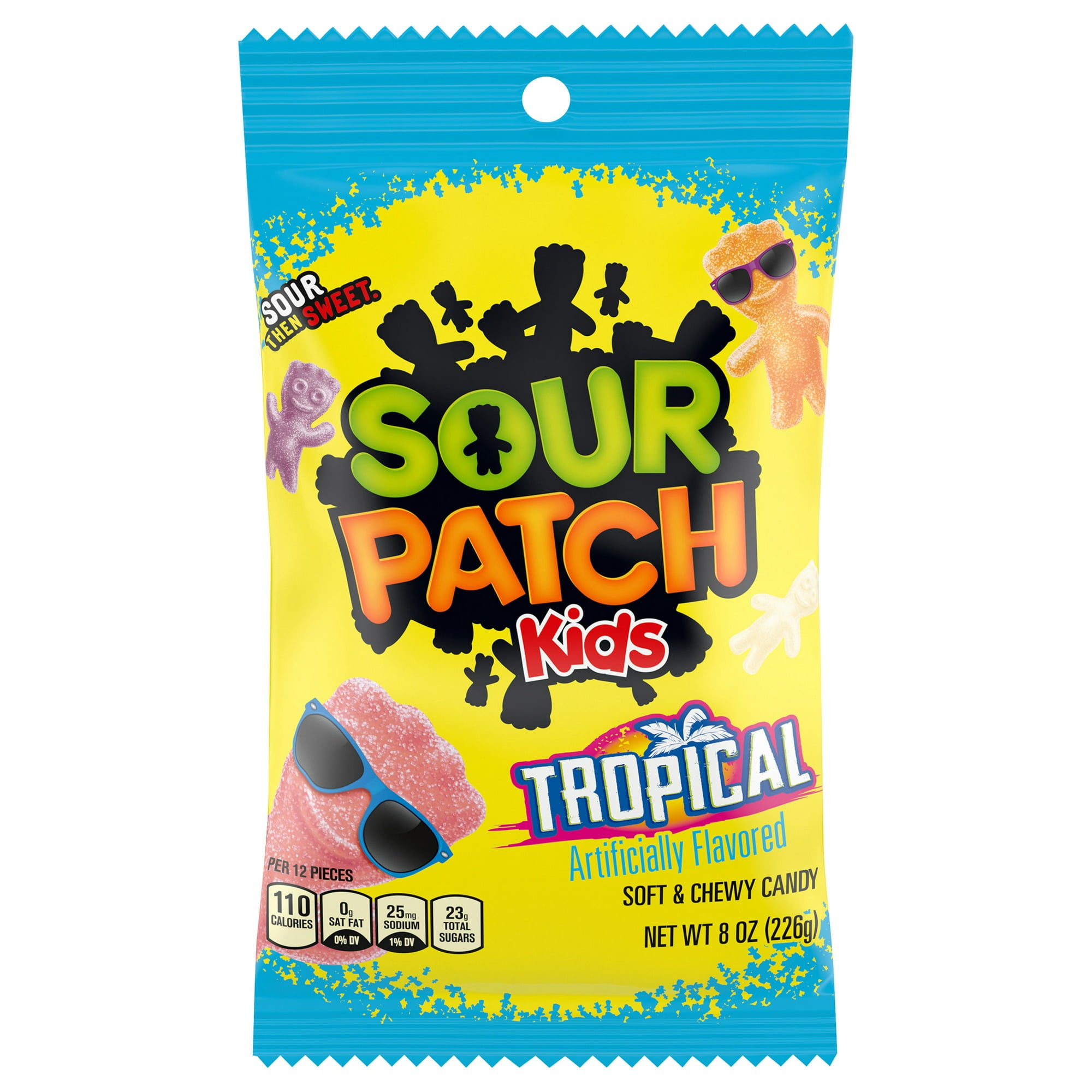 SOUR PATCH KIDS Strawberry Soft and Chewy Candy, 8 oz - The