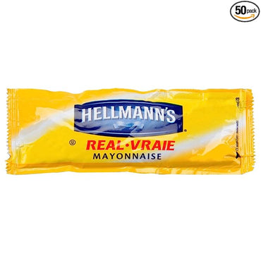Hellmanns Real Mayonnaise 3/8 oz - 50 packs