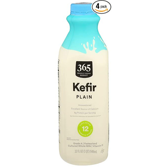 Oasis Fresh 365 by Whole Foods Market, Kefir Plain Whole Milk, 32 Fl Oz