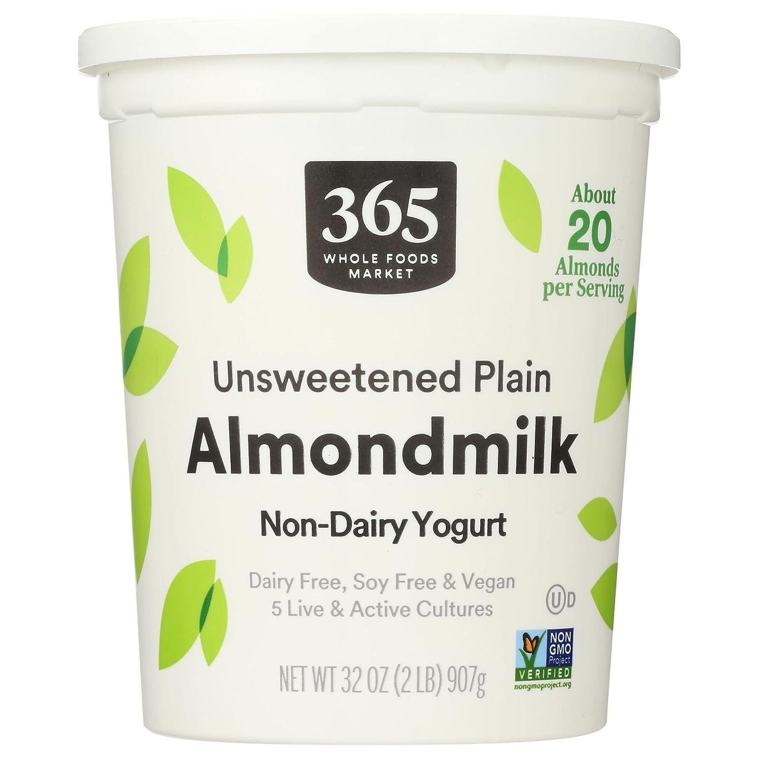 365 by Whole Foods Market, Yogurt Almond Milk Plain Unsweetened, 32 Ou –  Oasis Bahamas