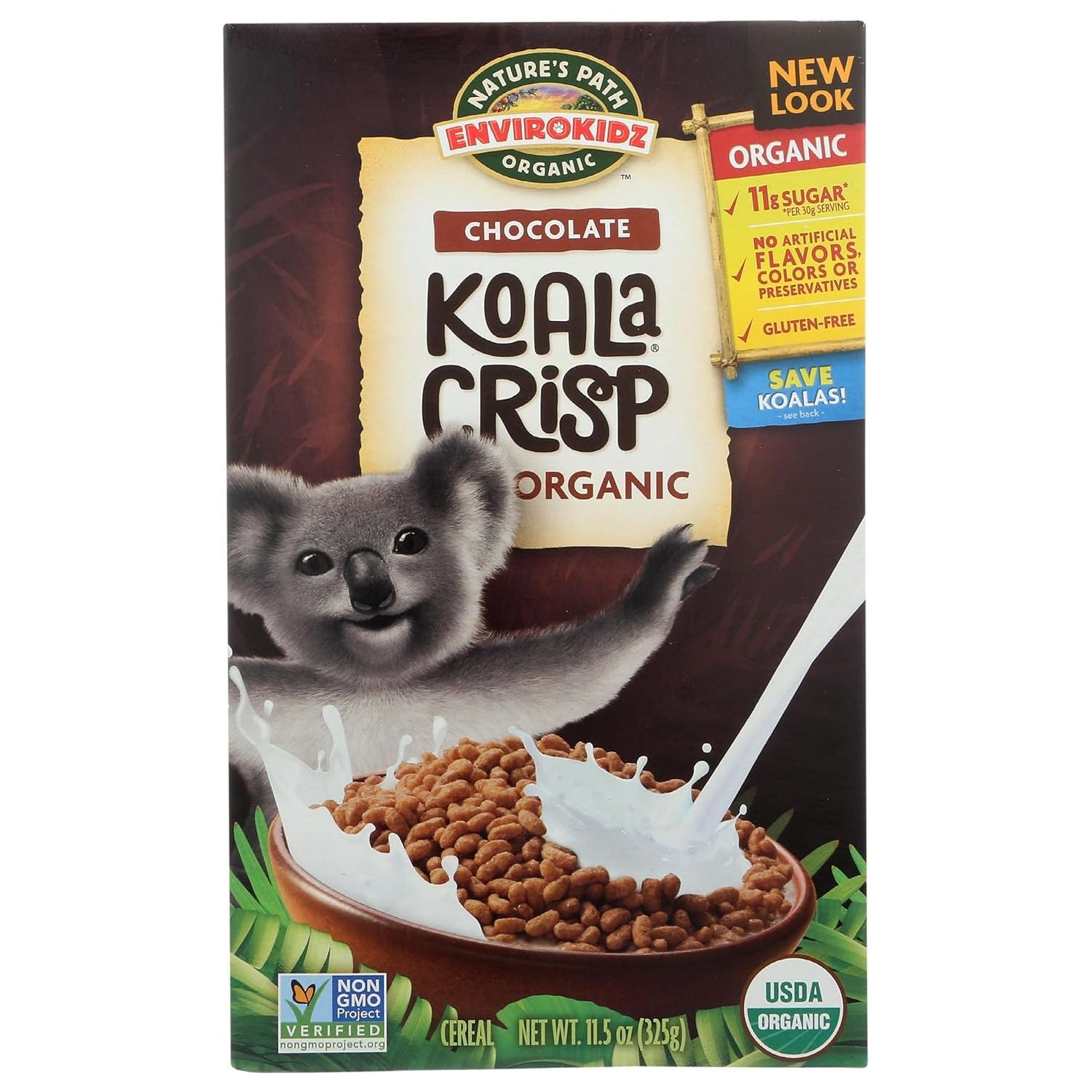 ENVIROKIDZ Organic Koala Krisp Cereal, 11.5 OZ