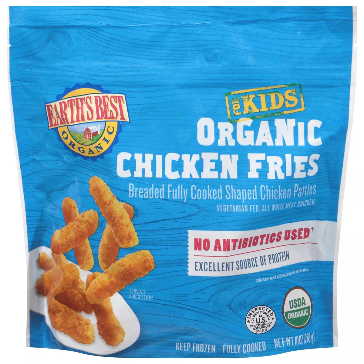 Earth's Best Organic Frozen Chicken Fries - 10oz