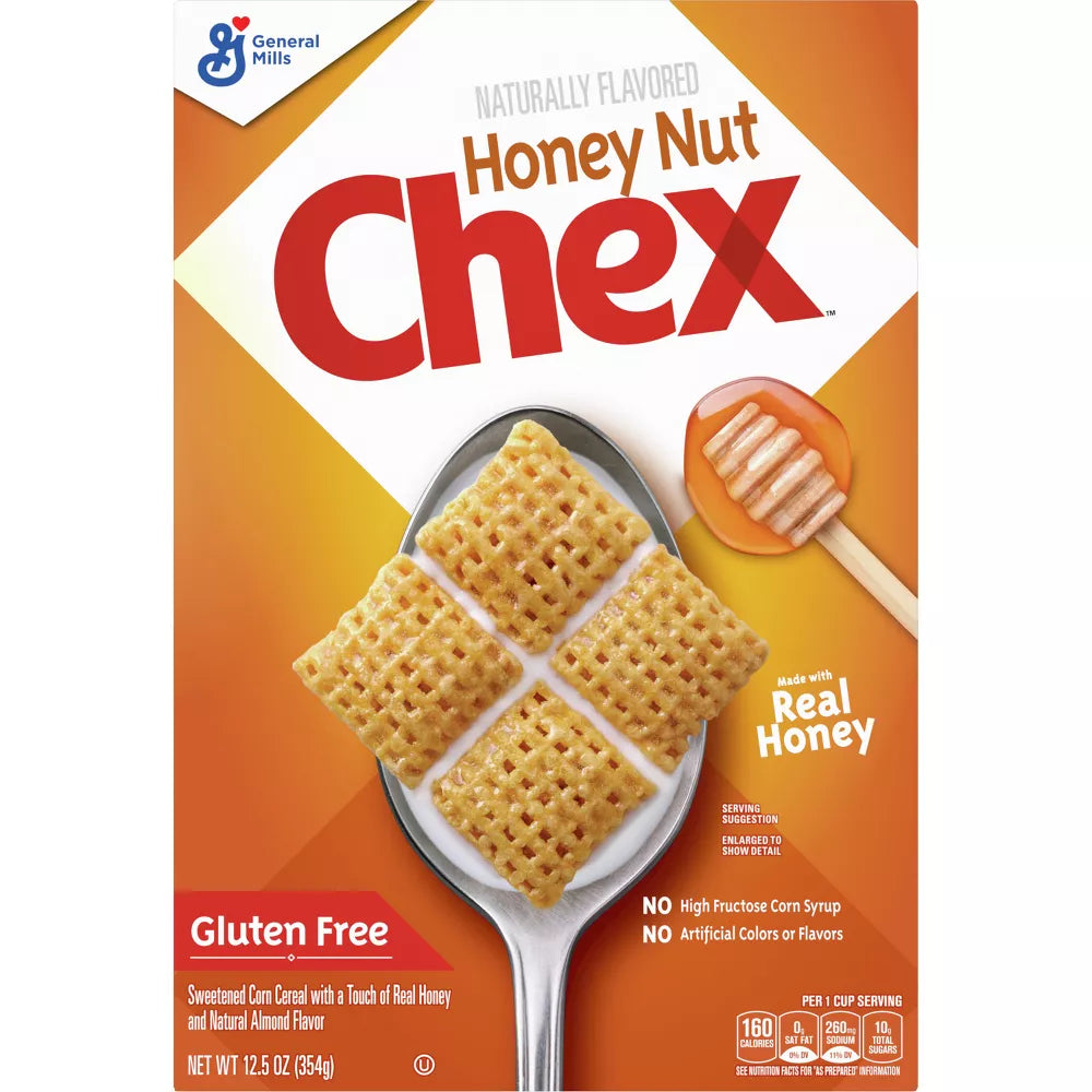 Chex Gluten Free Honey Nut Breakfast Cereal - 12.5oz - General Mills