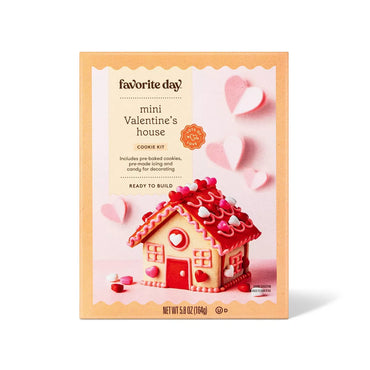 Mini Valentine's House Cookie Kit - 5.8oz - Favorite Day™