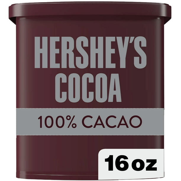 Hershey's Natural Unsweetened Cacao Powder, Can 16 oz