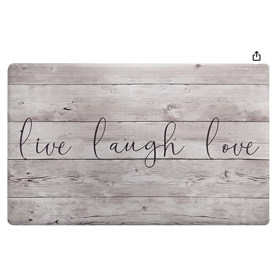 Farmhouse Living Rustic Comfort Anti-Fatigue Kitchen Mat, 18 X 30