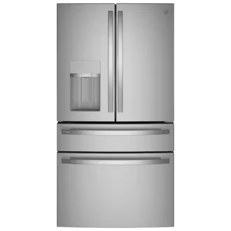 Profile 27.9 cu. ft. Smart 4-Door French Door Refrigerator with Door-in-Door in Fingerprint Resistant Stainless Steel