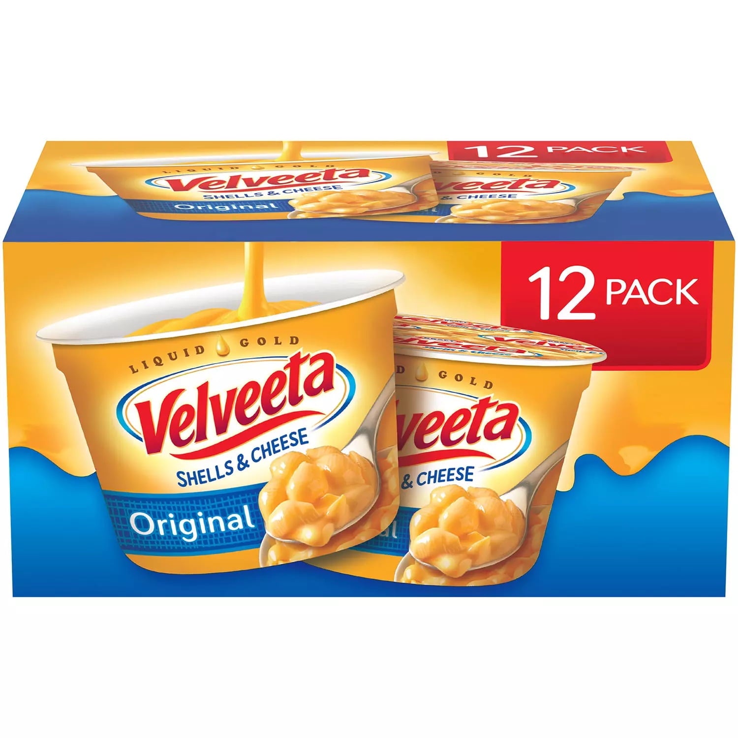 Velveeta Shells & Cheese Original Microwavable Shell Pasta, 12 pk./2.39 oz.