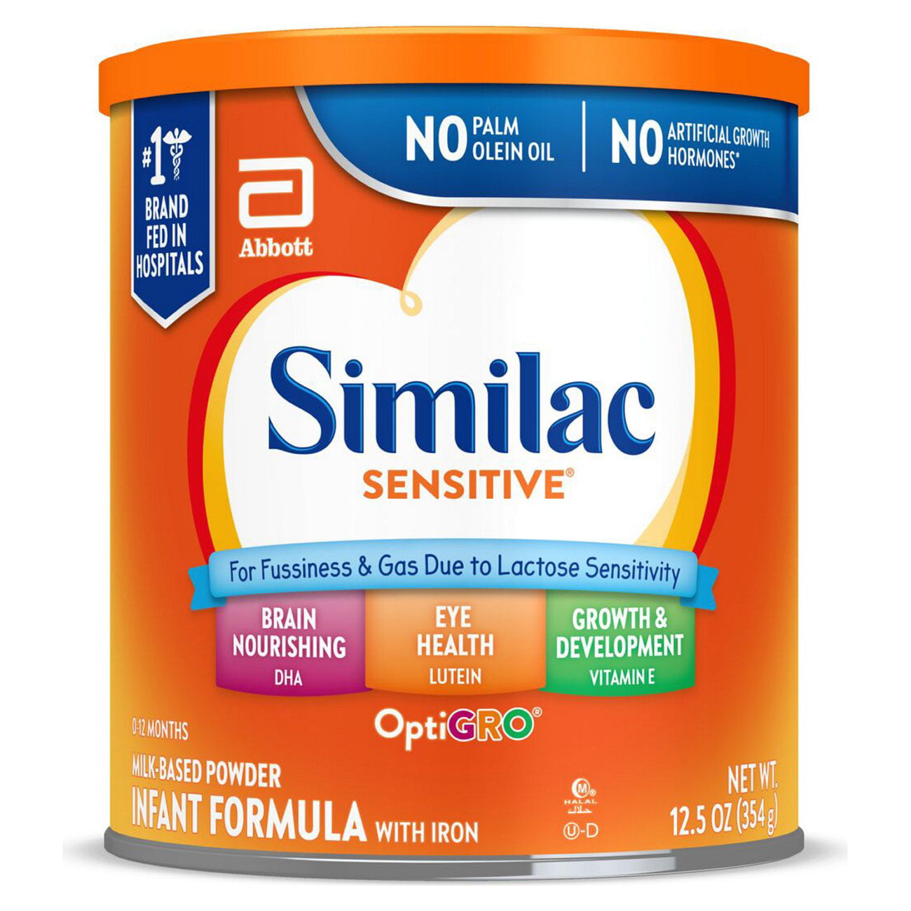 Similac Sensitive Powder Baby Formula, 12.5-oz Can- SINGLE PACK