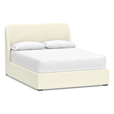 Layton Upholstered Bed - Queen - Ivory