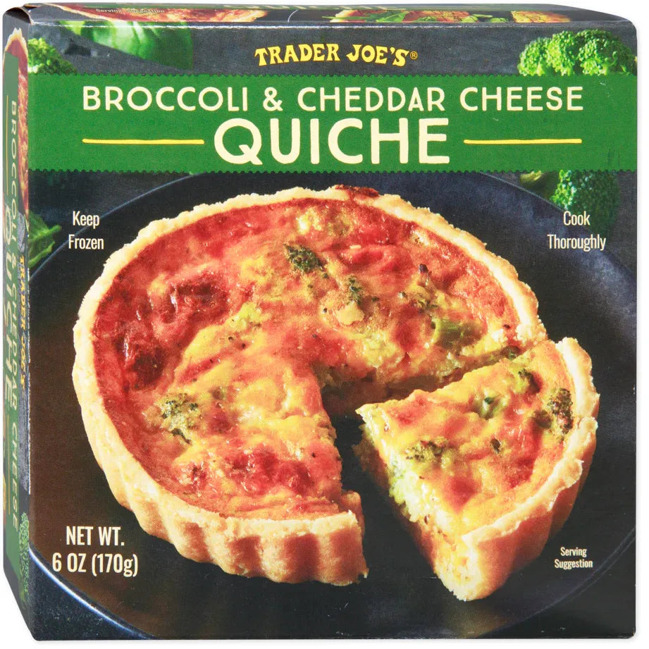 Broccoli & Cheddar Cheese Quiche