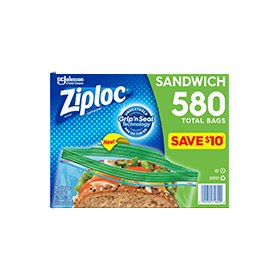 ZIPLOC SANDWICH (580ct)
