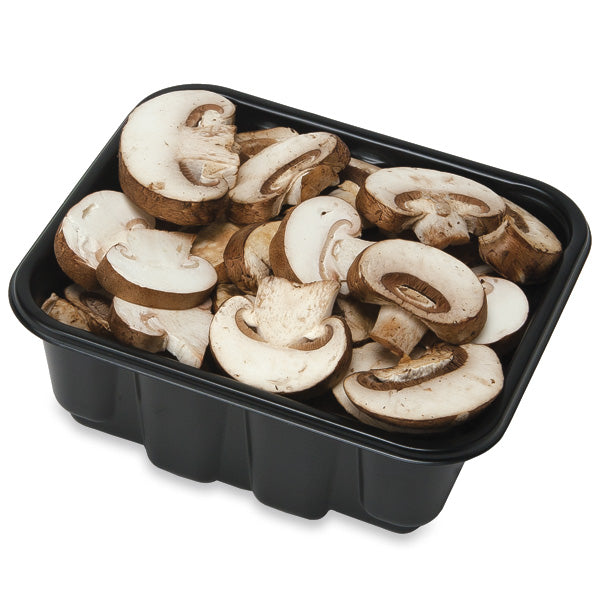 Oasis Fresh, Baby Bella Sliced Mushrooms, 8 oz