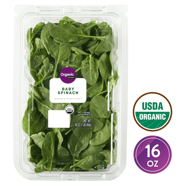 Marketside Organic Baby Spinach, 16 Oz