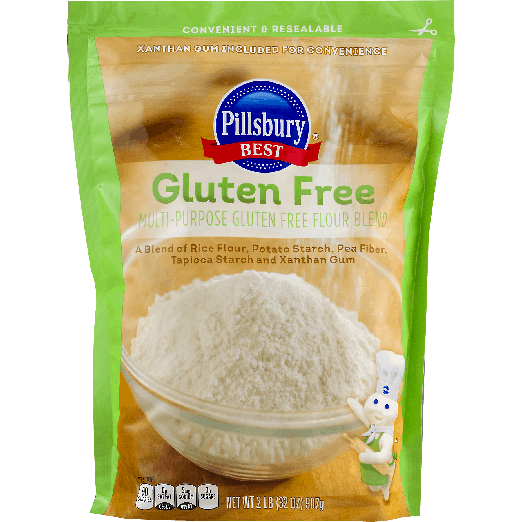 Pillsbury Best Gluten Free Multi-Purpose Gluten Free Flour Blend, 2.0 LB