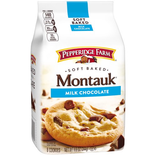 Pepperidge Farm Montauk Soft Baked Milk Chocolate, 8.6 oz. Bag