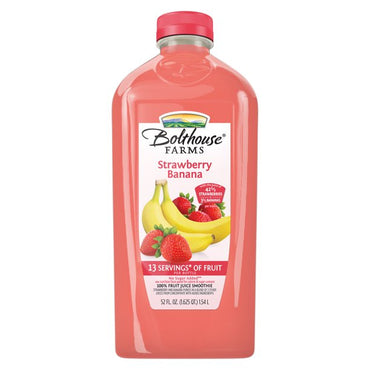 Bolthouse Farms Fruit Juice Smoothie, Strawberry Banana, 52 oz