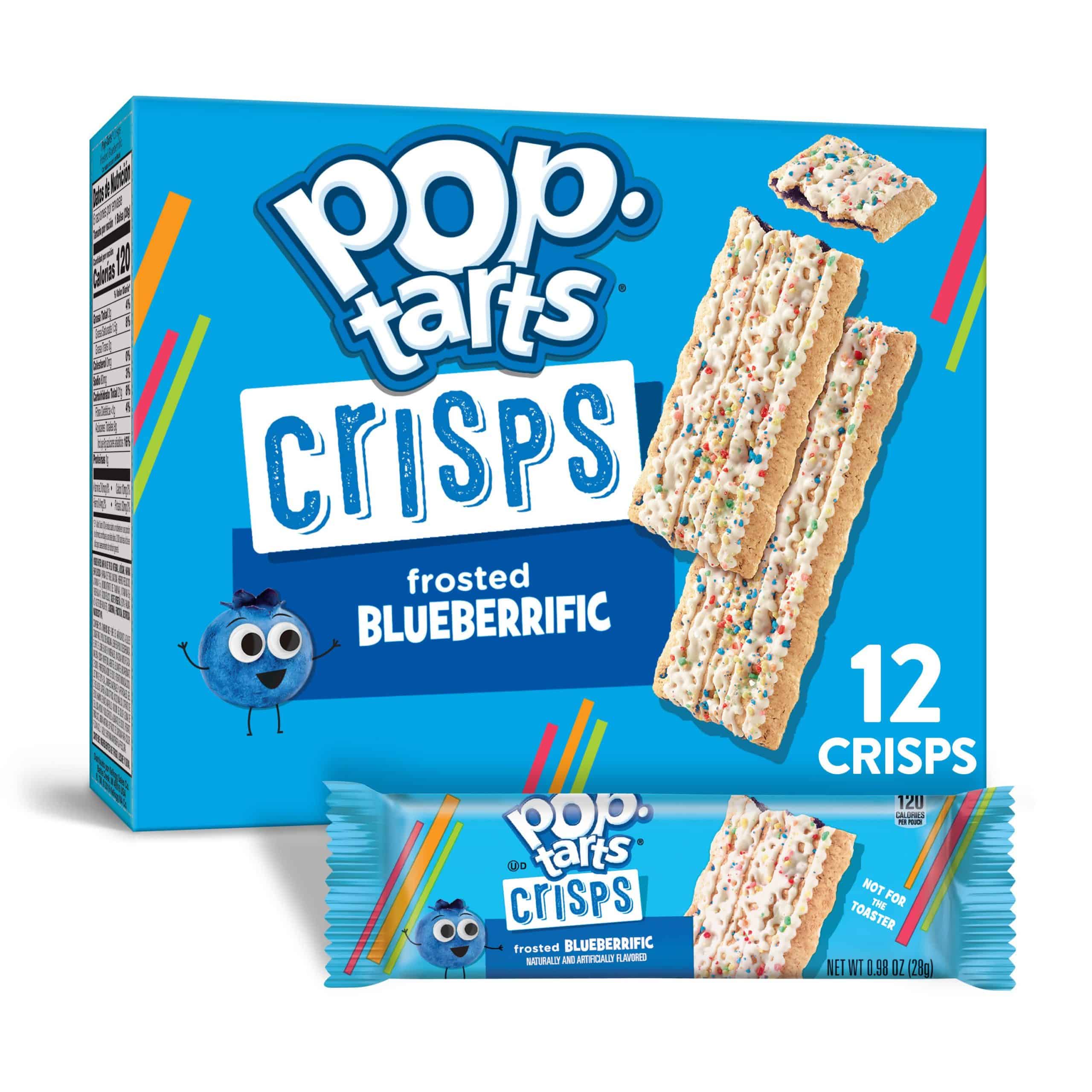 Pop-Tarts, Crisps, Frosted Blueberrific, 12 Ct, 5.9 Oz