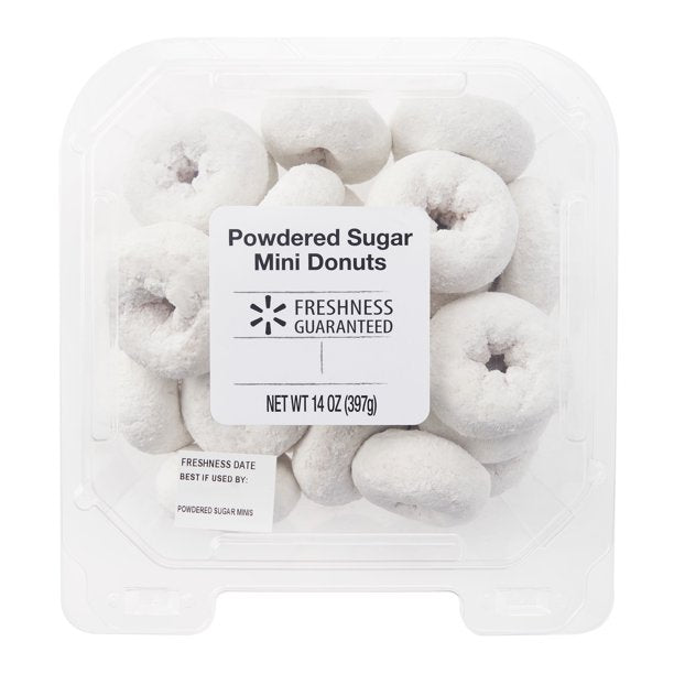 Freshness Guaranteed Powdered Sugar Mini Donuts, 14 oz