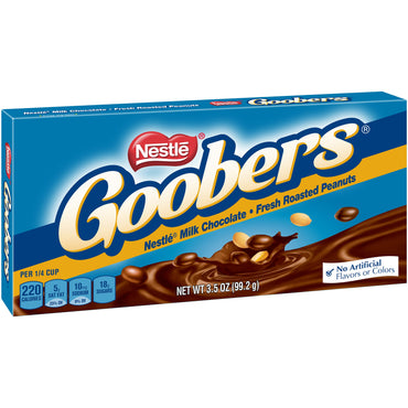 Nestle Goobers Milk Chocolate with Roasted Peanuts, 3.5 Oz.