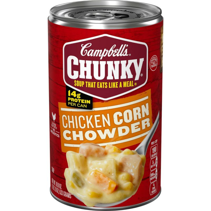 Campbell's Chunky Chicken Corn Chowder Soup - 18.8oz