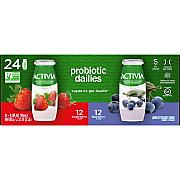 Dannon Activia Low Fat Yogurt Drink Variety Pack 24 pk./3.1 fl oz