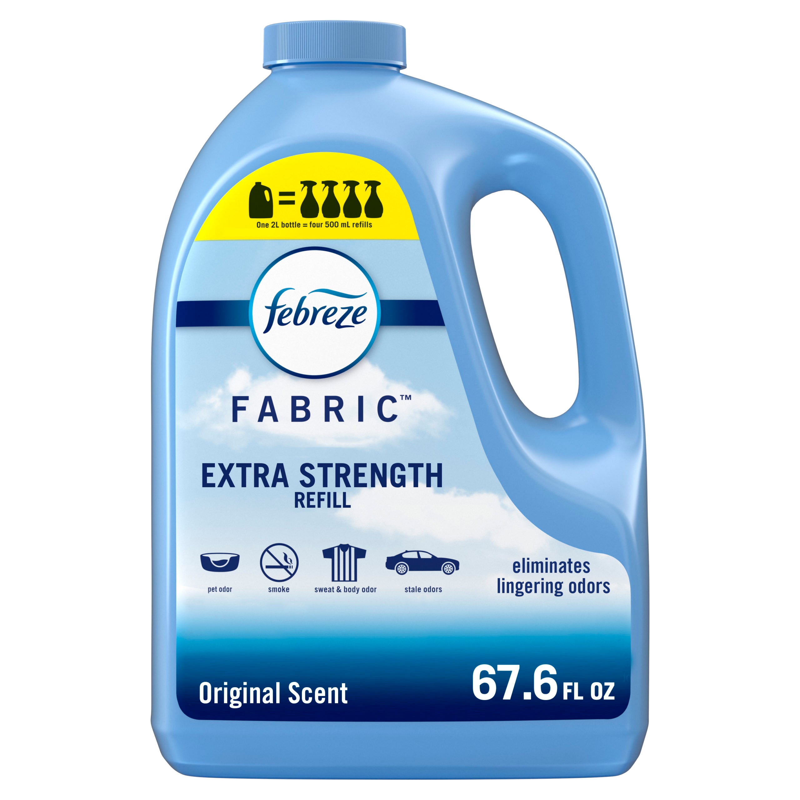 Febreze Odor-Eliminating Fabric Spray Refill,  67.6 fl oz