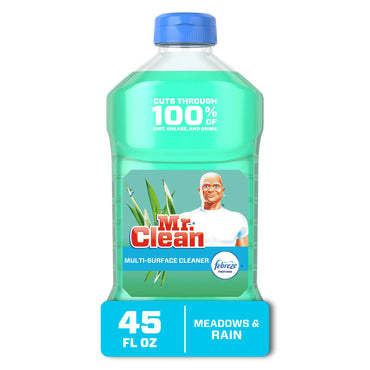 Mr. Clean Liquid All Purpose Cleaner, Meadows and Rain, 45 fl oz
