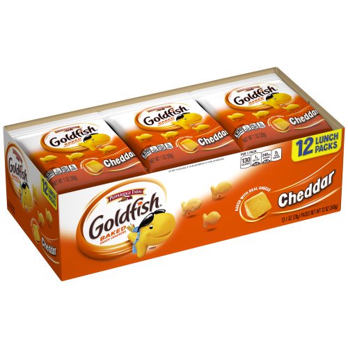 Pepperidge Farm Goldfish, 12 oz. Multi-pack Tray, 12 Snack Packs