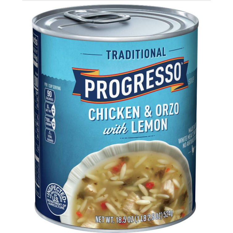 Progresso Traditional Chicken & Orzo with Lemon Soup - 18.5oz