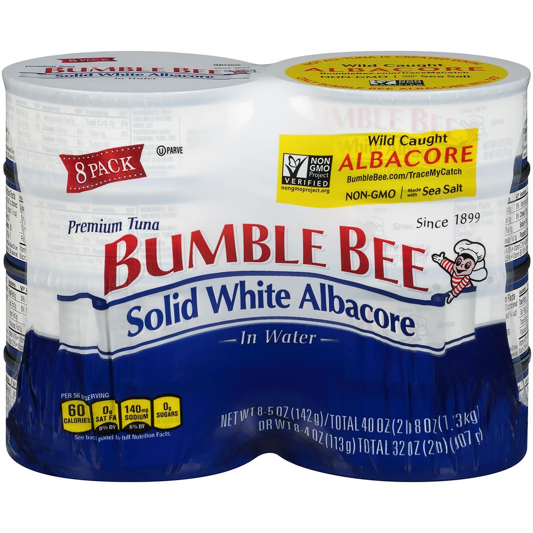 Bumble Bee Solid White Albacore Tuna in Water, 8 pk./5 oz.