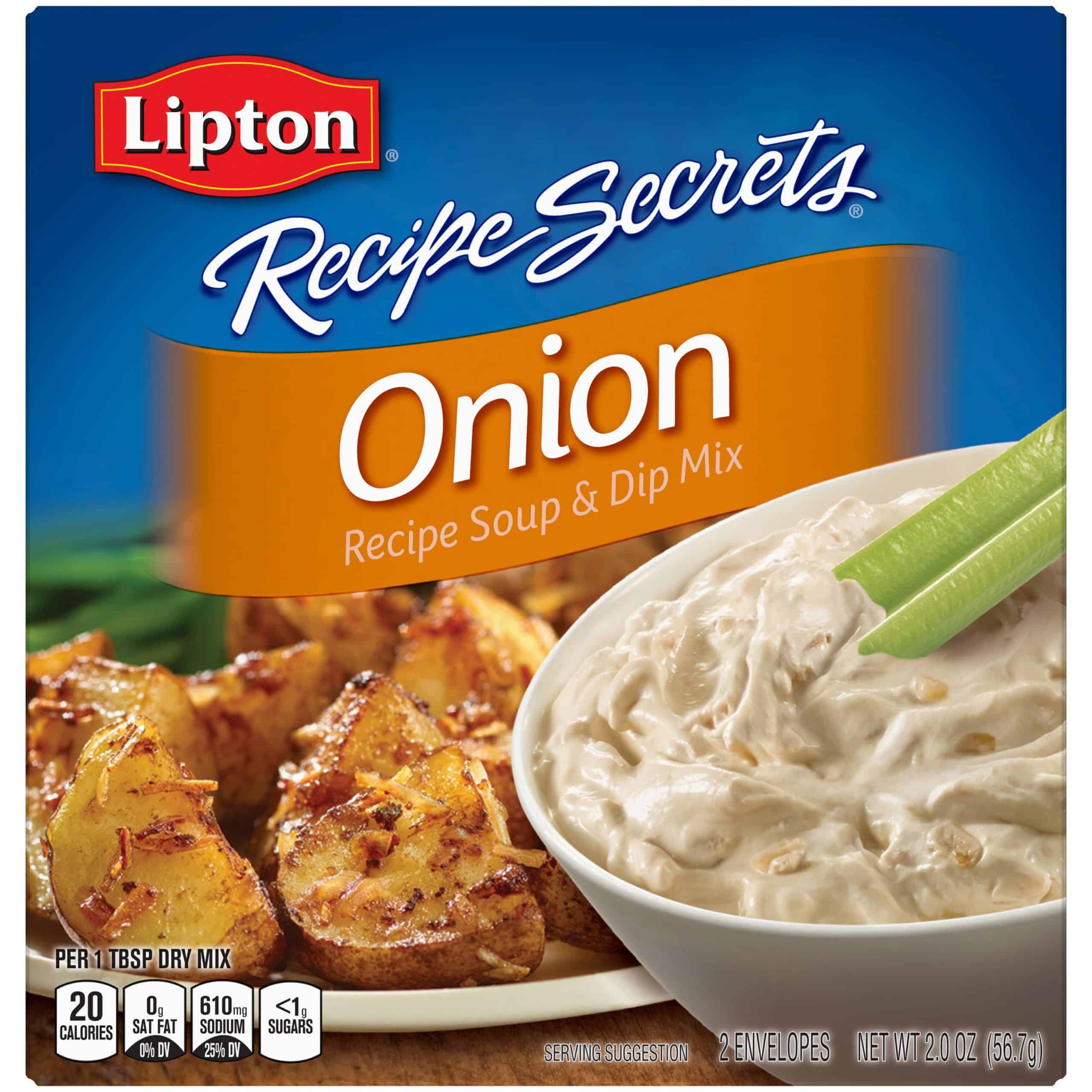 Lipton Recipe Secrets Soup and Dip Mix Onion 2 oz 2 Count