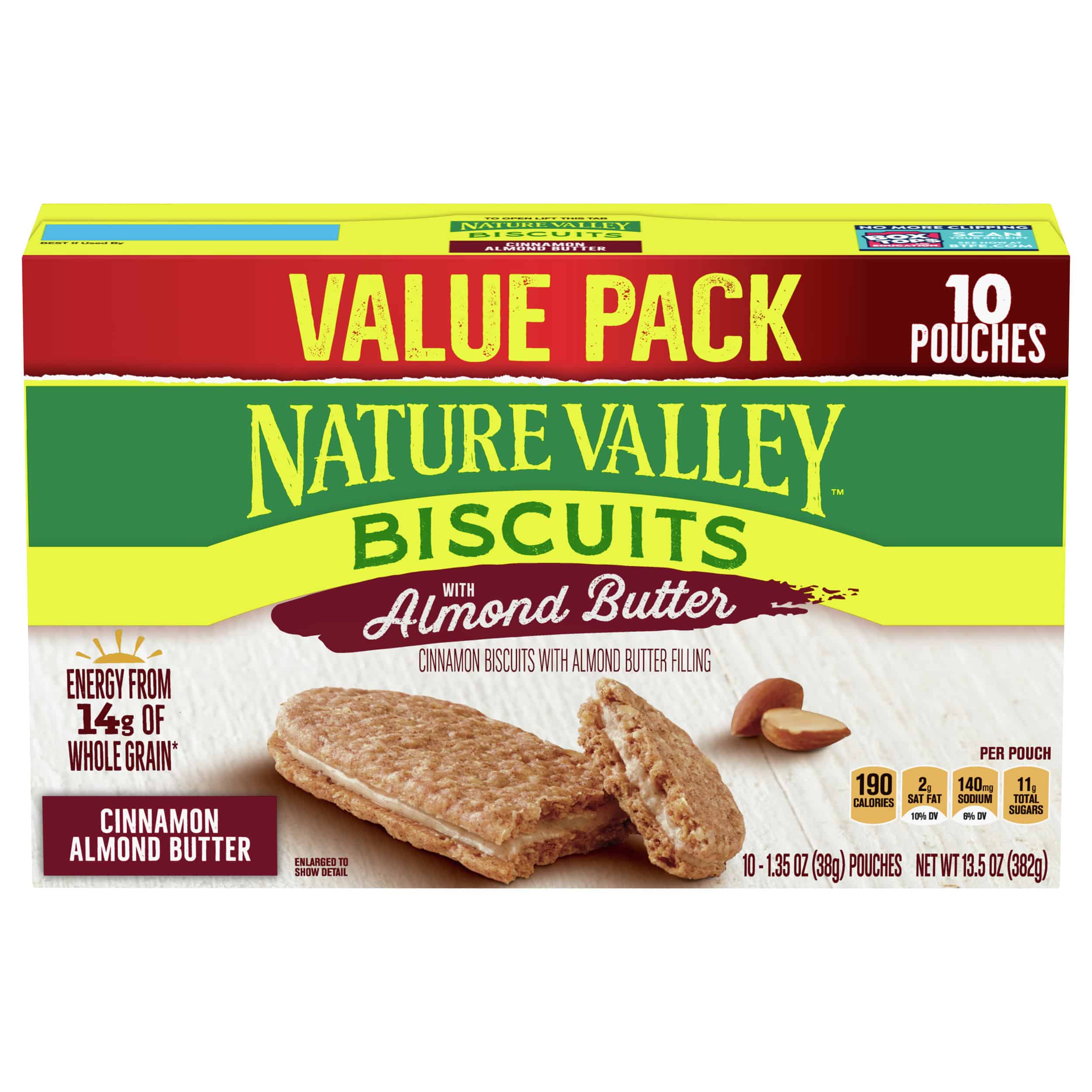 Nature Valley Breakfast Biscuits, Almond Butter, 13.5 oz