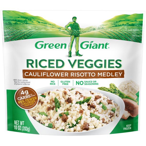 Green Giant Riced Veggies Cauliflower Risotto Medley, 10 oz (Frozen)