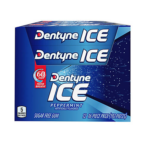 Dentyne Ice Arctic Chill Gum, 12 pk./16 ct.