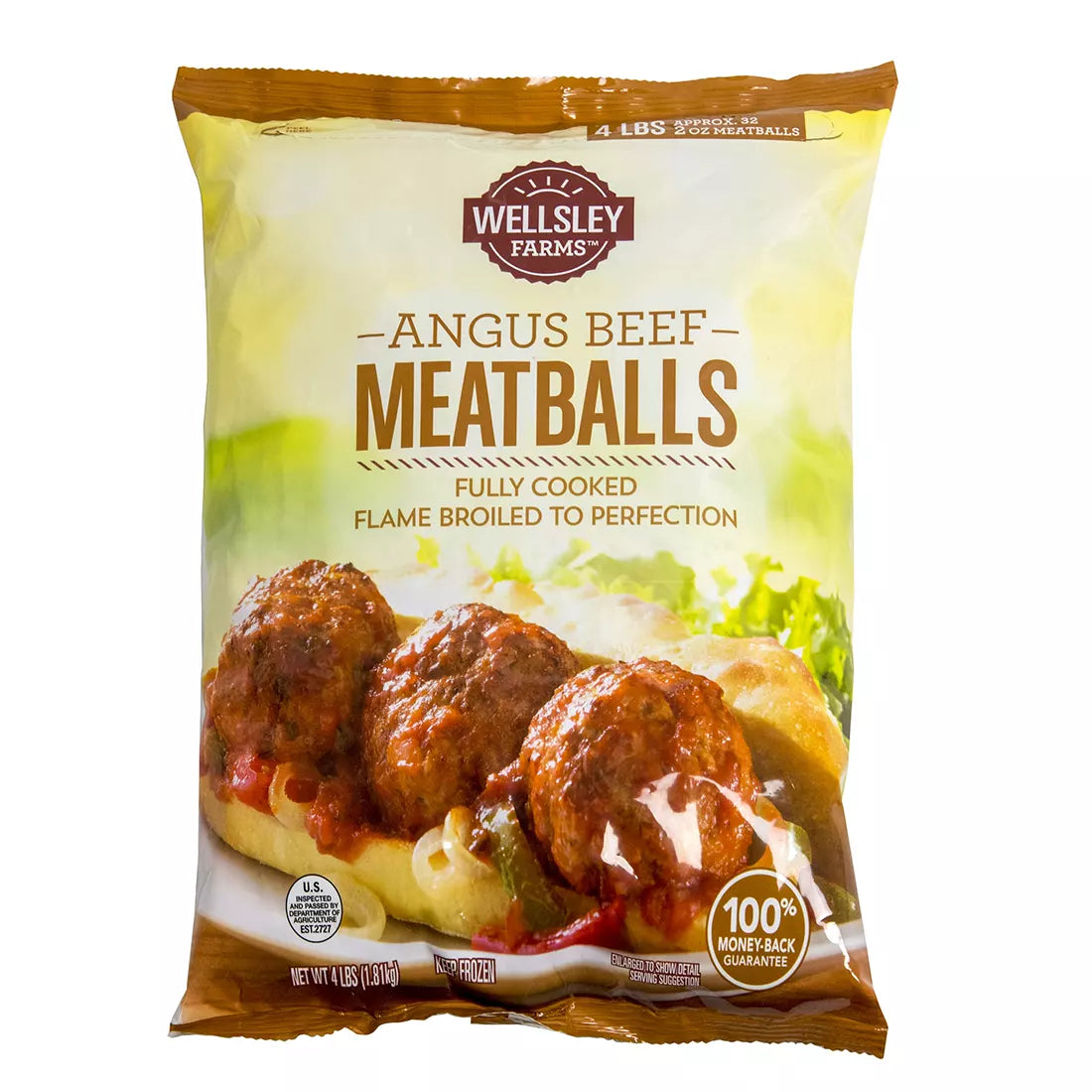 Wellsley Farms Angus Beef Meatballs, 4 lbs.