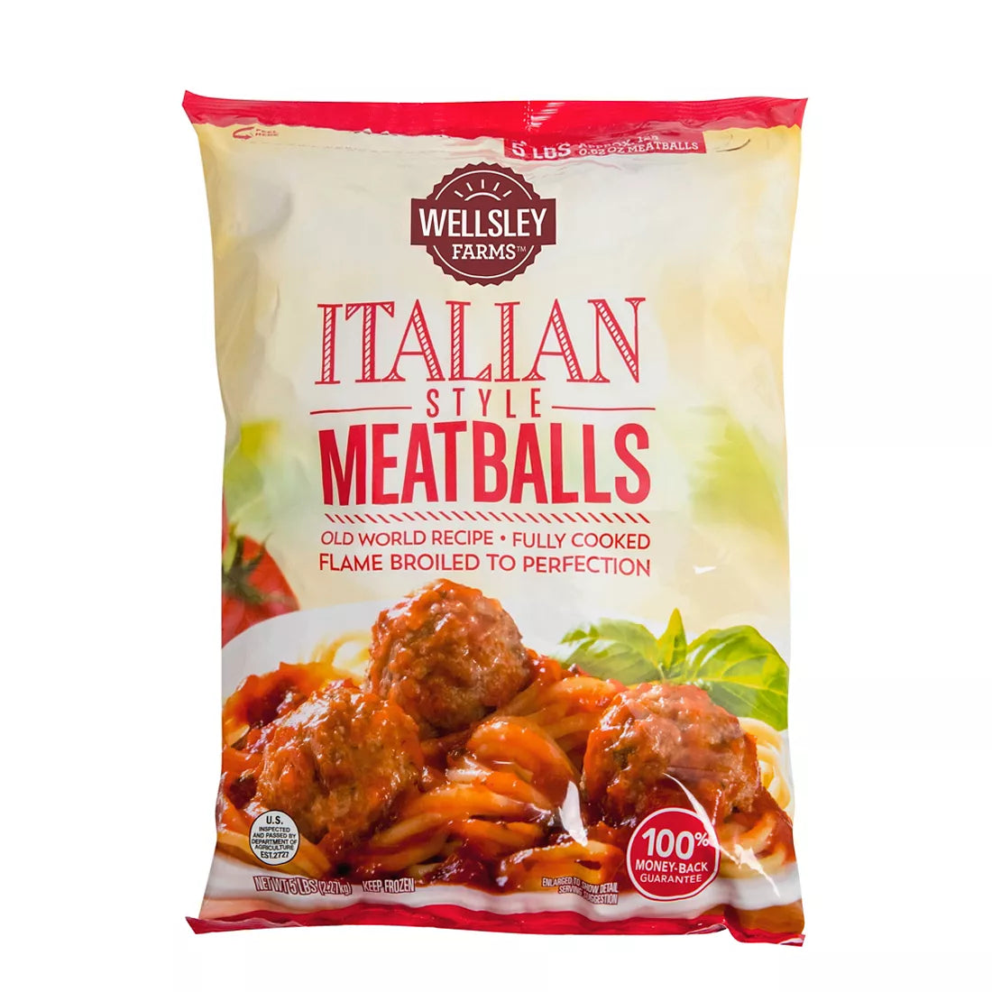 Wellsley Farms Italian-Style Meatballs, 5 lbs.