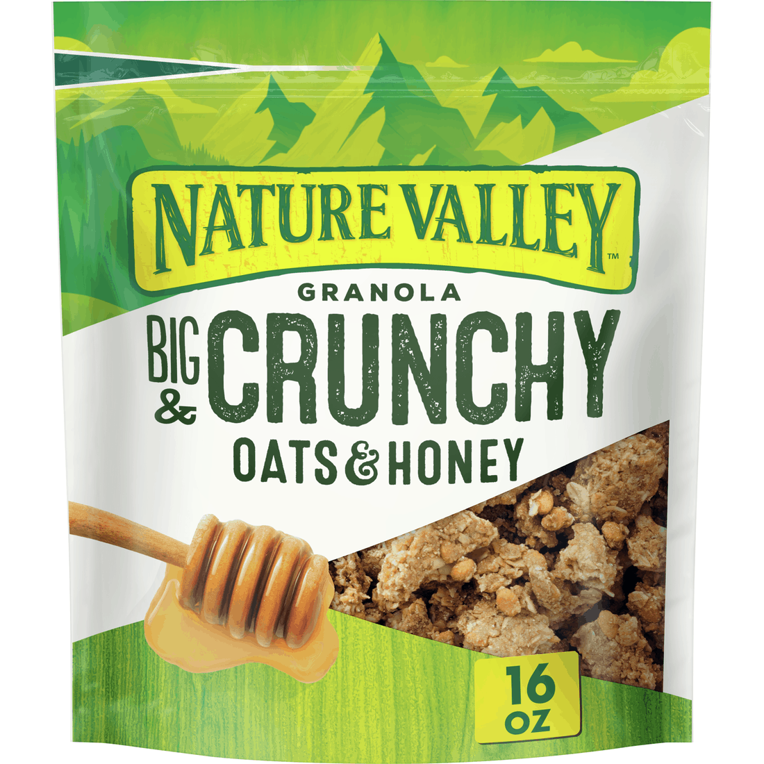 Nature Valley Granola, Crunchy, Oats and Honey, 16 oz